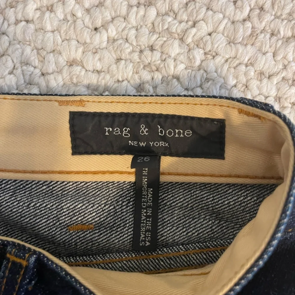 Rag & Bone New York Dark Blue Denim Jeans - Size 26 - Picture 9 of 10